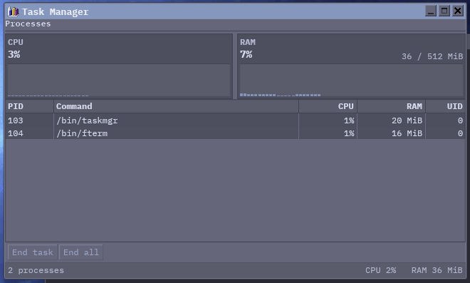 Task Manager application preview